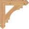 Ekena Millwork Merced Arts & Crafts Smooth Bracket, Western Red Cedar, 3 1/2"W x 20"D x 20"H BKT04X20X20MRC03SWR - alternate 3
